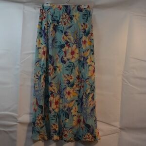 Coldwater Creek Flowered Skirt SZ XL NWOT